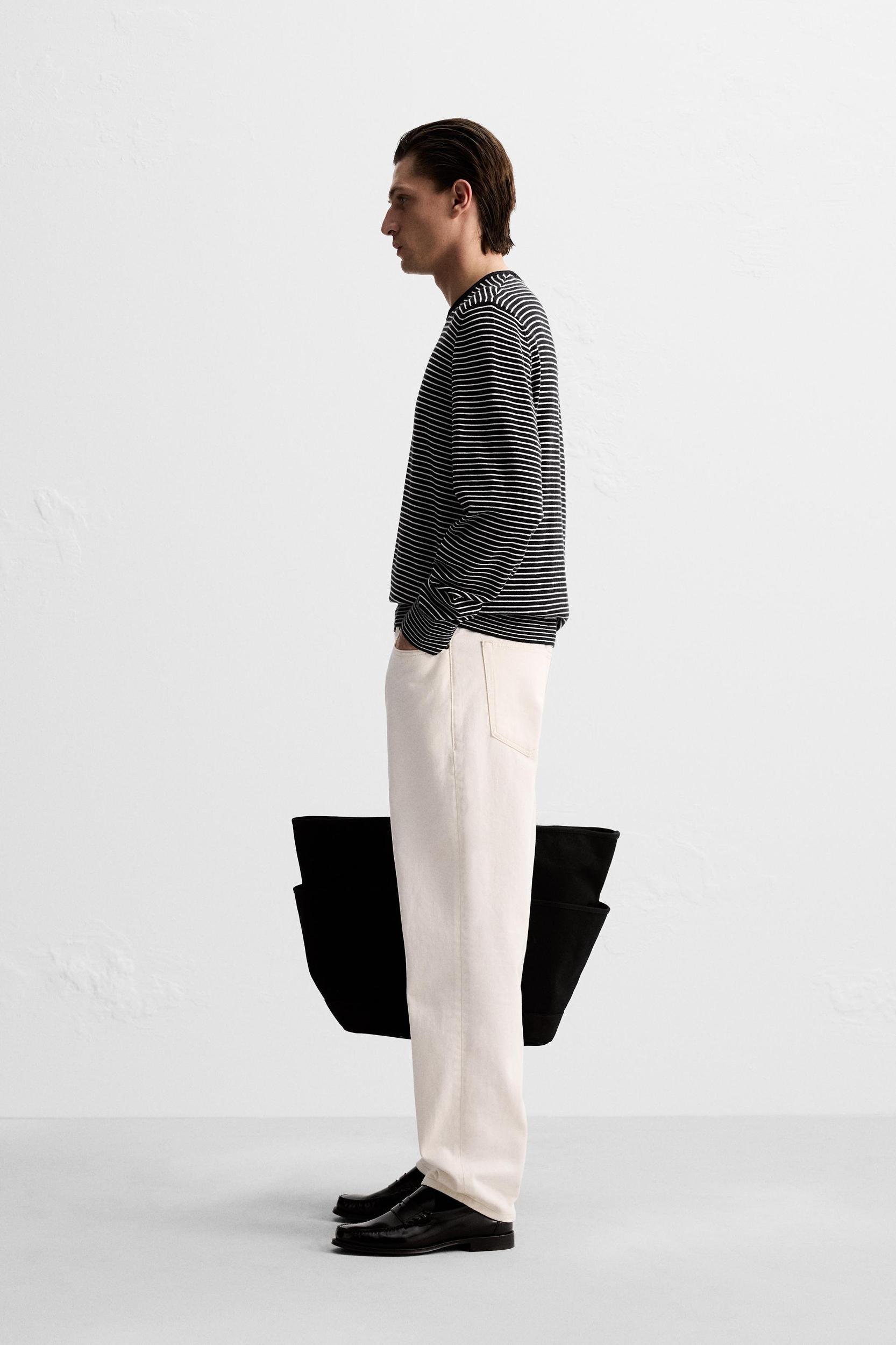 STRIPED JACQUARD SWEATER Product Image