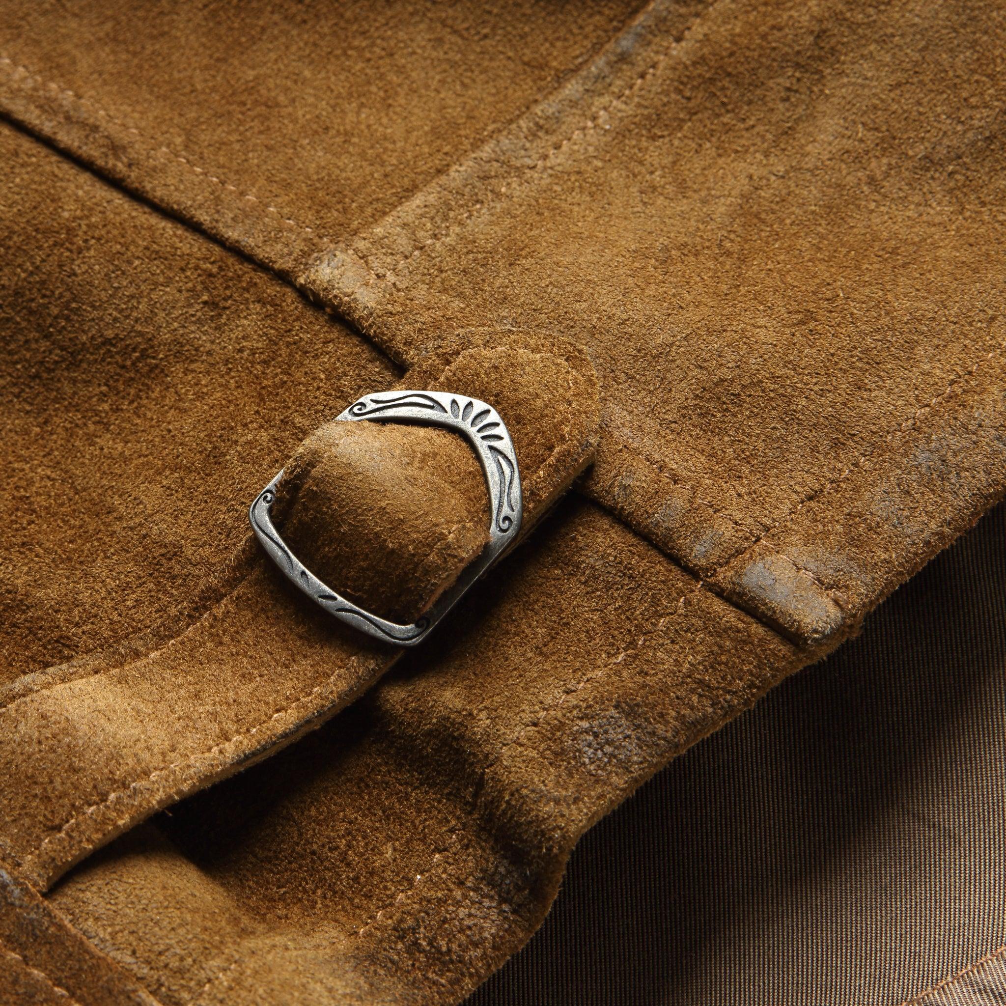 Alston Jacket - Brown Suede Product Image