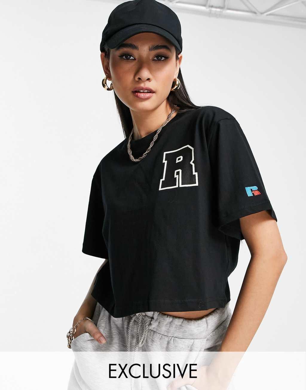 Russell Athletic cropped short sleeve t-shirt Product Image