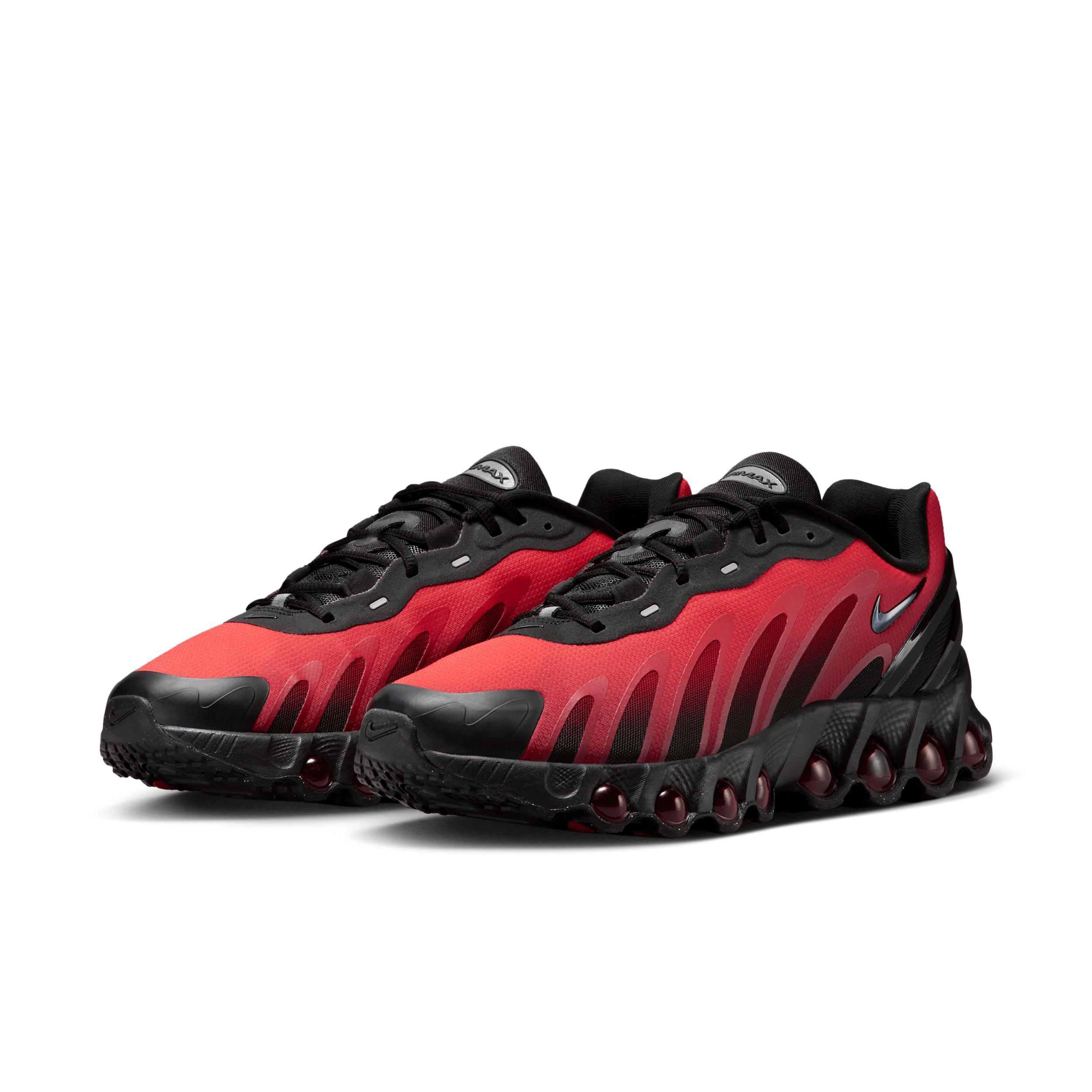 Nike Mens Air Max Dn8 Casual Shoes in Black/Gym Red/Bright Crimson Product Image