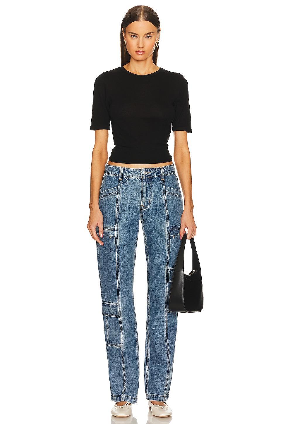 Naomi Low Rise Slim Cargo GRLFRND Product Image