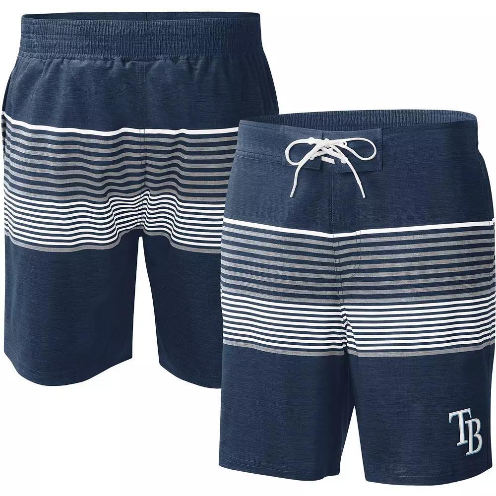 Men's G-III Sports by Carl Banks  Navy Tampa Bay Rays Coastline Volley Swim Shorts, Size: Large, Blue Product Image