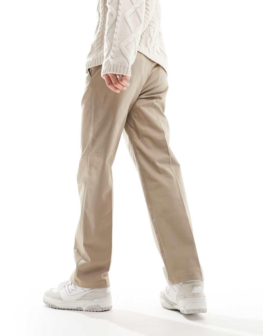 Selected Homme loose fit twill pants Product Image