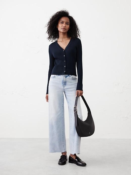 Ribbed Cardigan Product Image