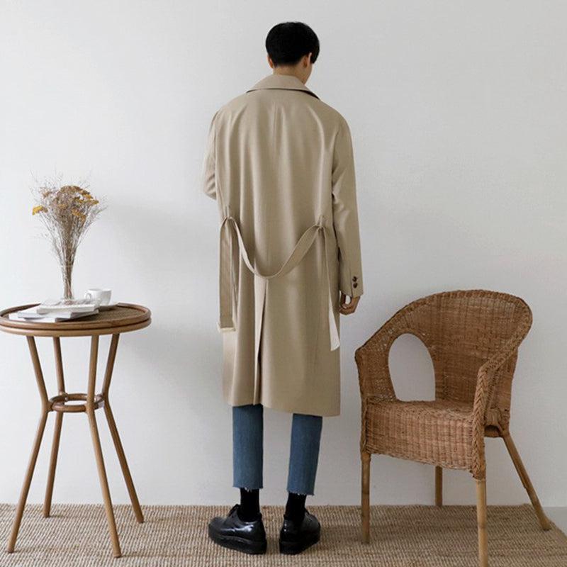 RT No. 2794 LIGHT BROWN TRENCH COAT Product Image