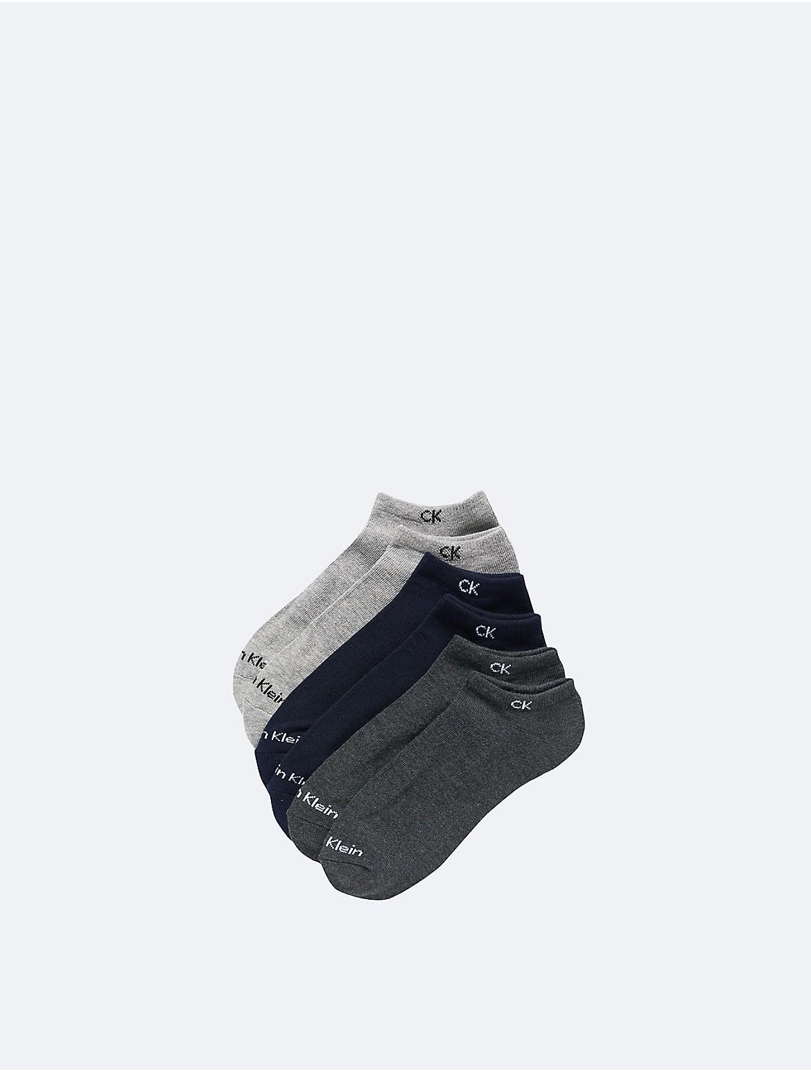 Calvin Klein Men's Cushion 6-Pack No Show Socks - Black Product Image