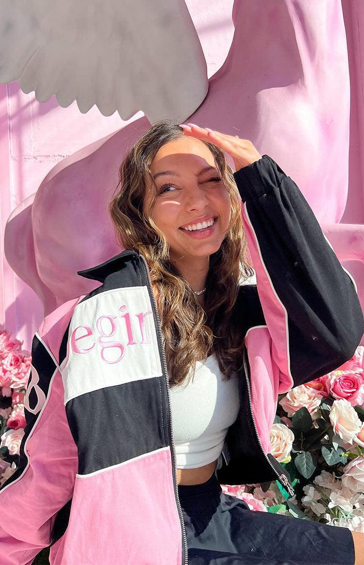 Beginning Pink Bomber Jacket Product Image