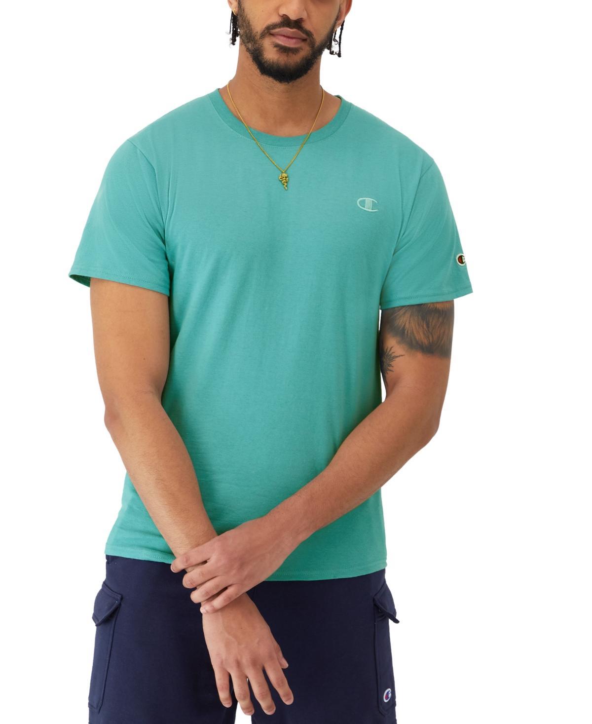 Mens Champion Classic Jersey Tee Granite Grey Product Image