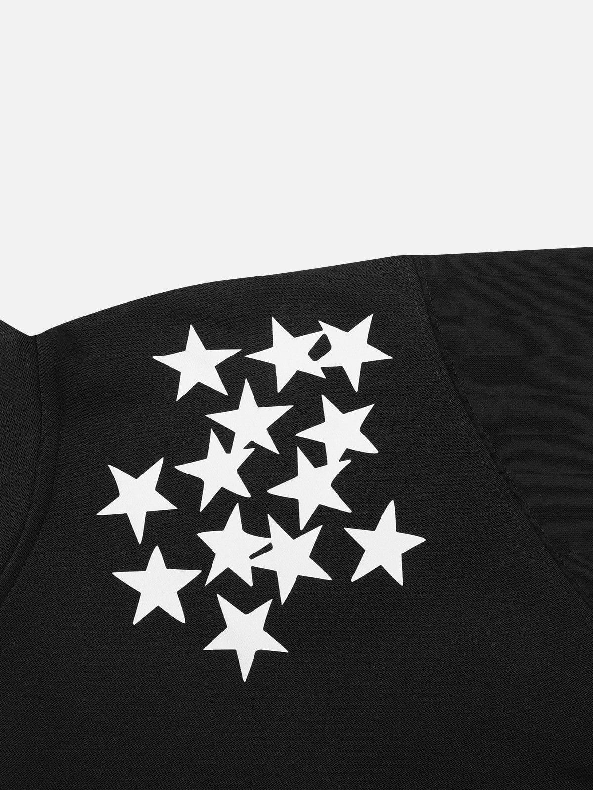 Aelfric Eden Multi Star Print Hoodie Product Image