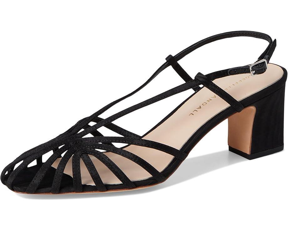 Dahlia Pleated Knot Mule with Ankle Strap Product Image