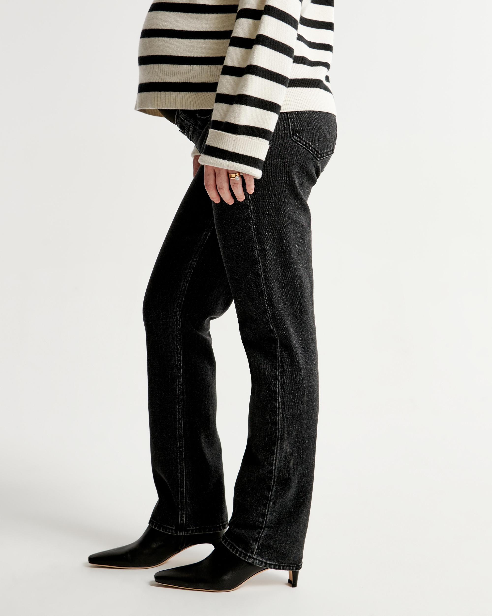 Maternity 90s Straight Jean Product Image