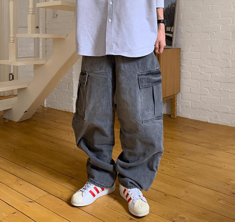 RT No. 12309 CARGO WORKWEAR STRAIGHT PANTS Product Image