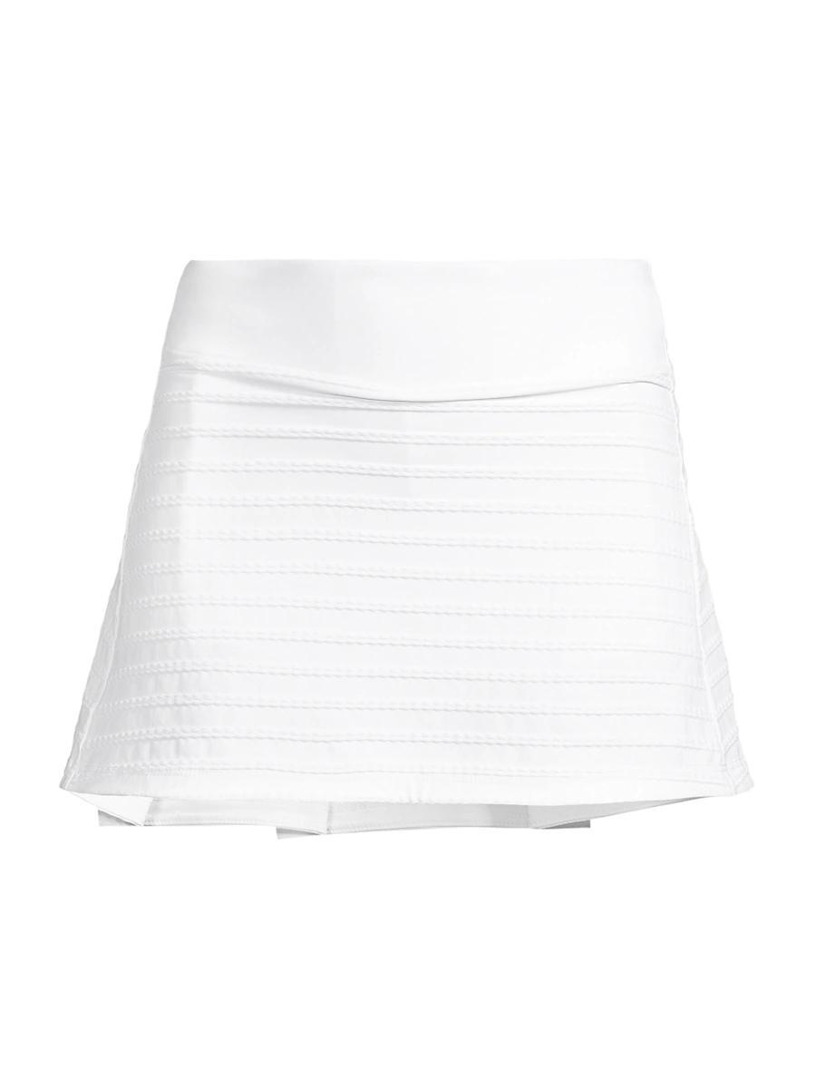 Womens Back Pleat Miniskirt Product Image