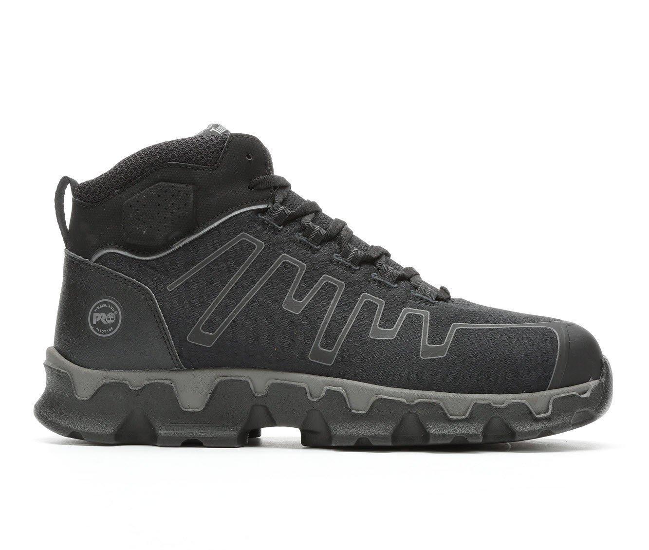 Men's Timberland Pro Powertrain Sport Mid A1JYQ Alloy Toe Work Boots Product Image