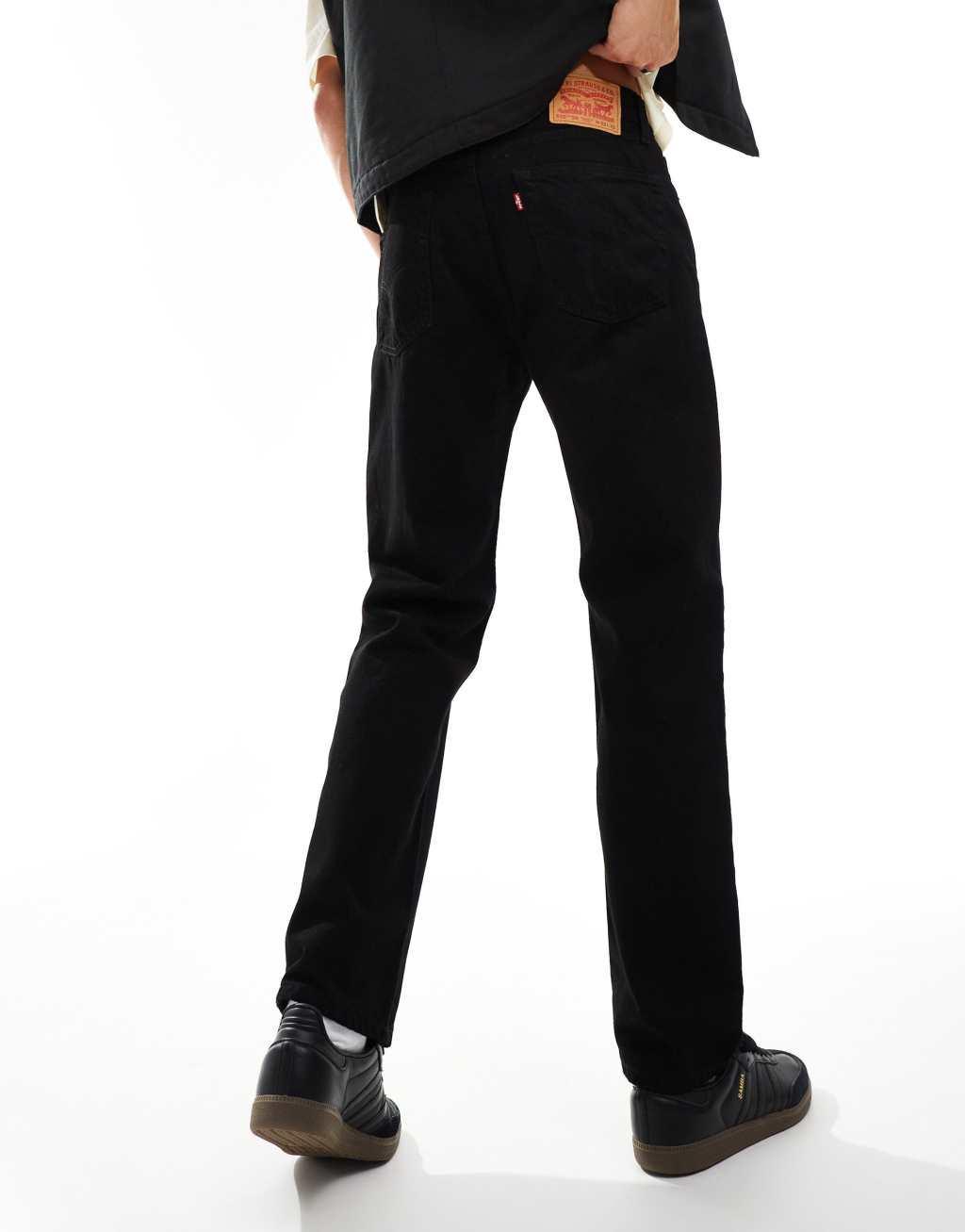 Levi's 555 '96 relaxed straight fit jeans in black Product Image