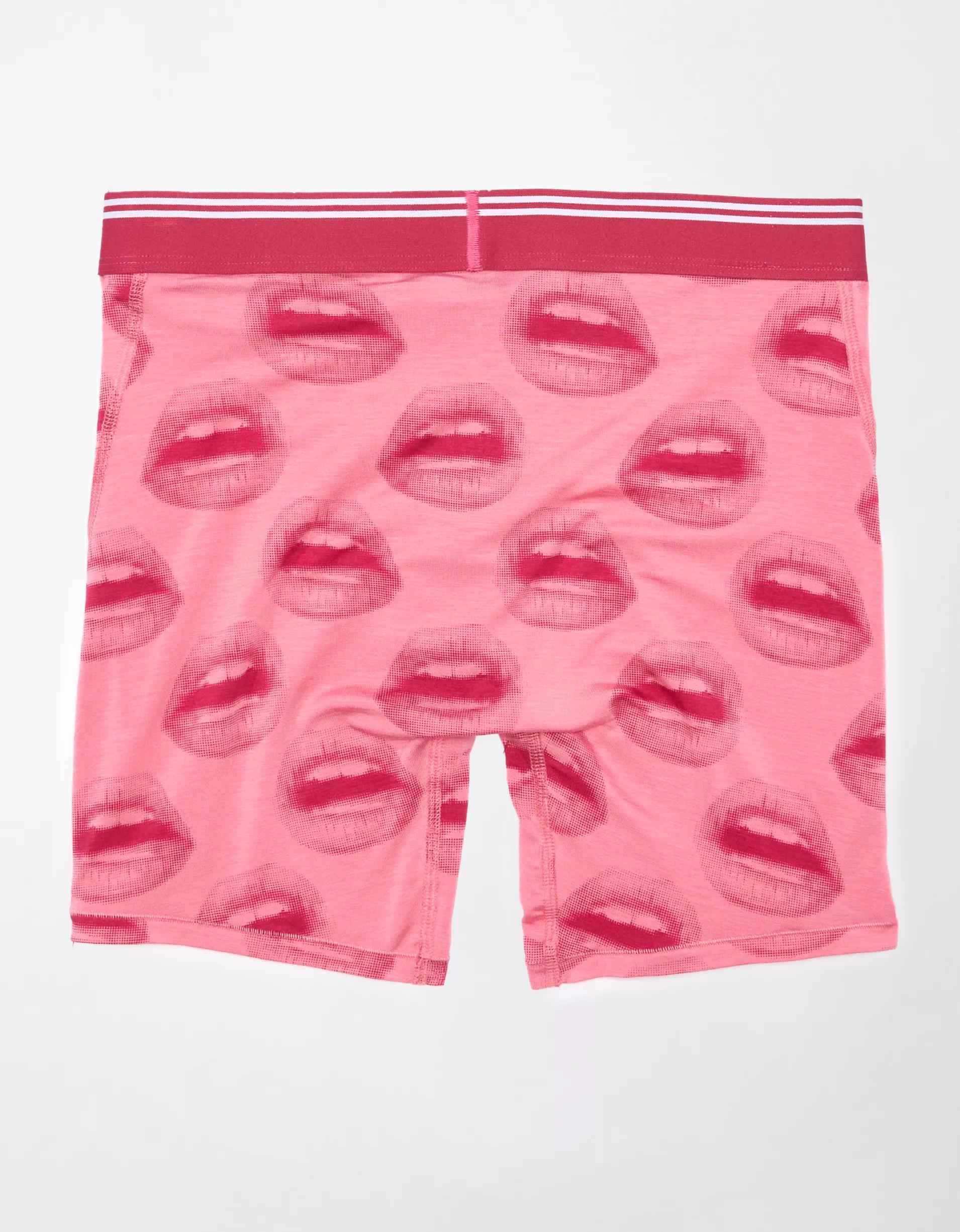 AEO Men's Lips 6" Ultra Soft Boxer Brief Product Image