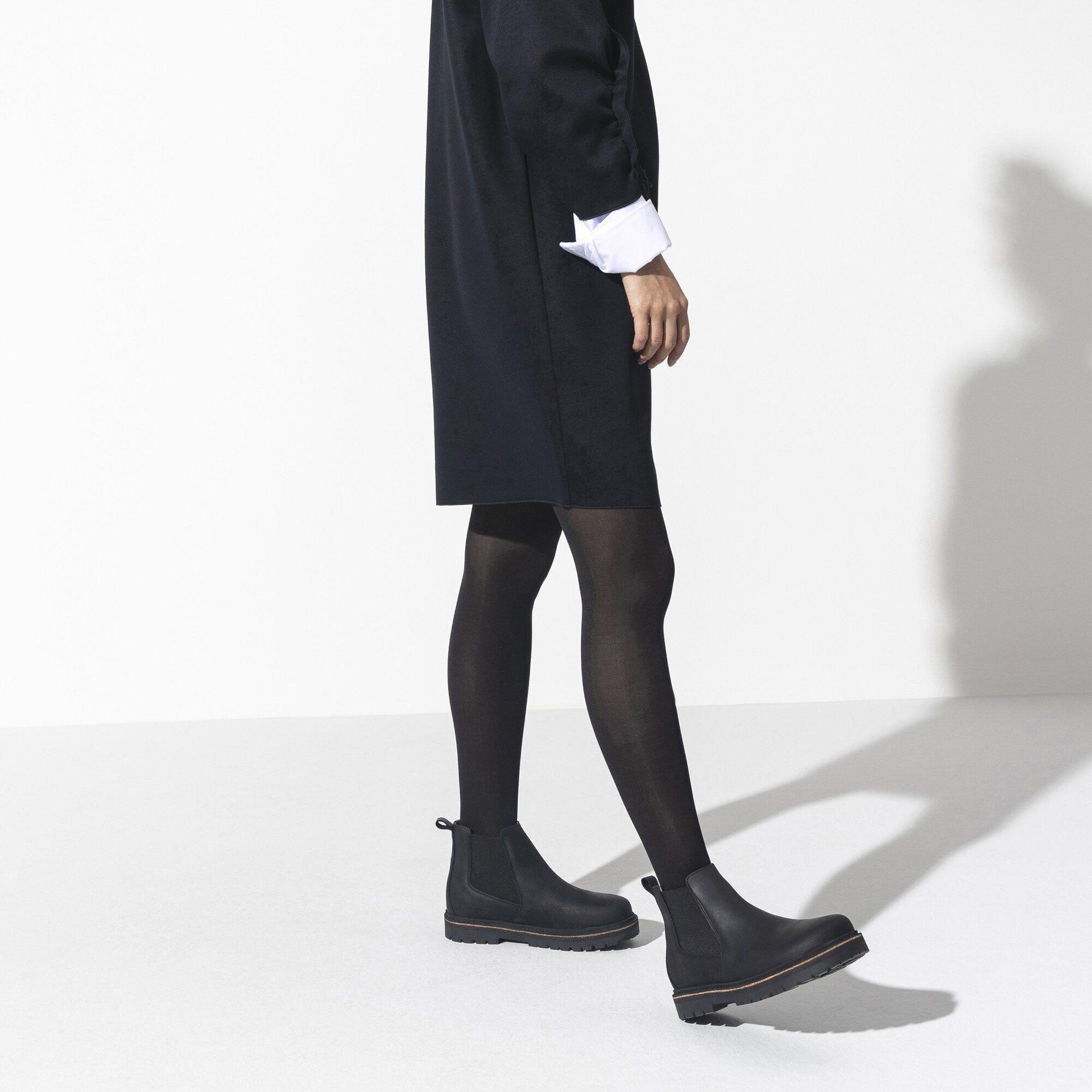 Stalon Oiled Nubuck Leather Black Product Image