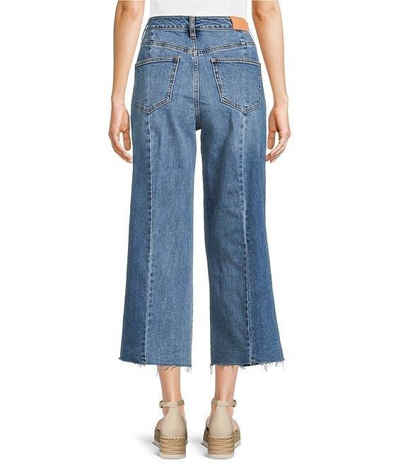 Dear John Audrey Stretch Denim Cropped Wide Leg Jeans Product Image