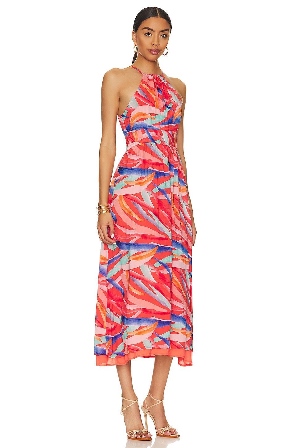 Sleeveless Elastic Waist Midi Dress Bella Dahl Product Image