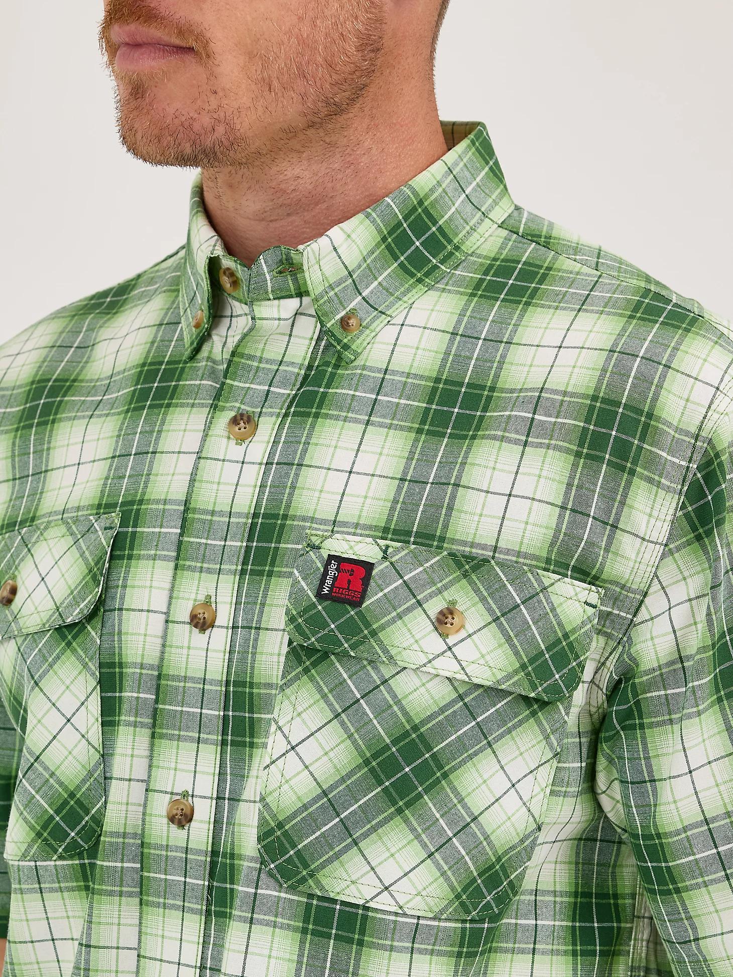 Wrangler RIGGS Workwear® Foreman Plaid Work Shirt | Men's SHIRTS | Wrangler® Product Image