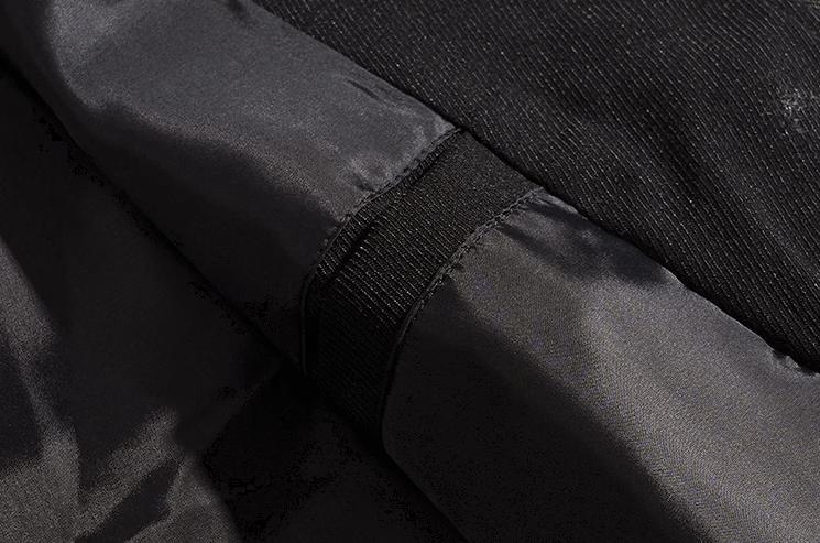 RT No. 11165 CONTRAST ZIP-UP LEATHER JK Product Image
