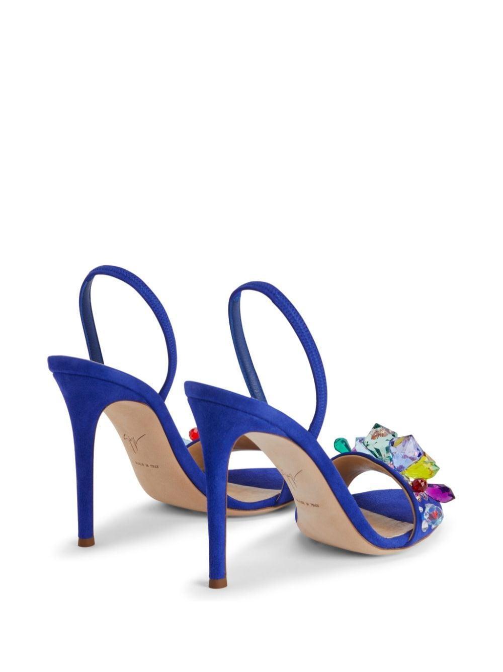 Blinda 105mm suede sandals Product Image