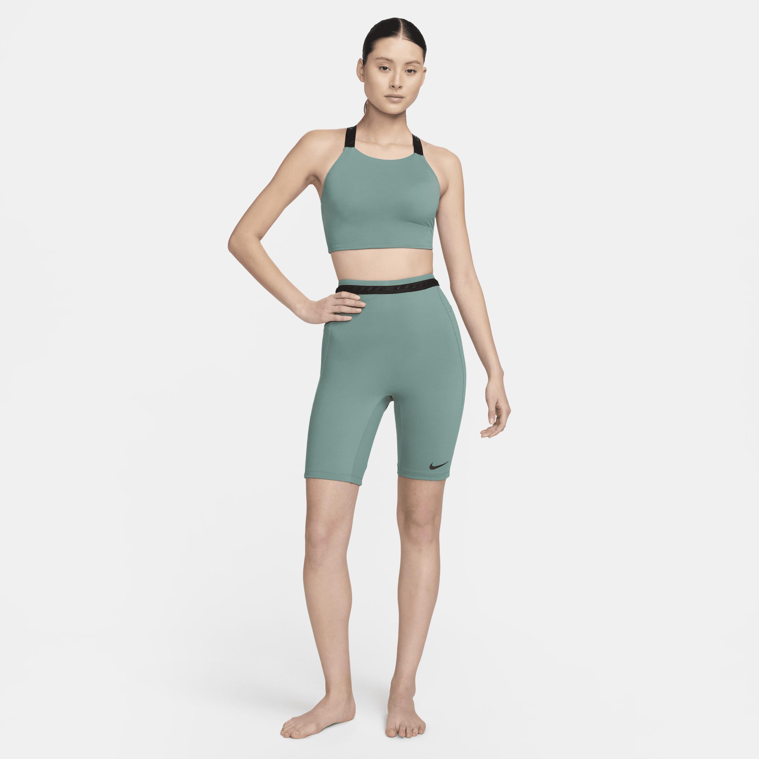 Nike Swim Hydralock Fusion Women's High-Neck Midkini Top Product Image