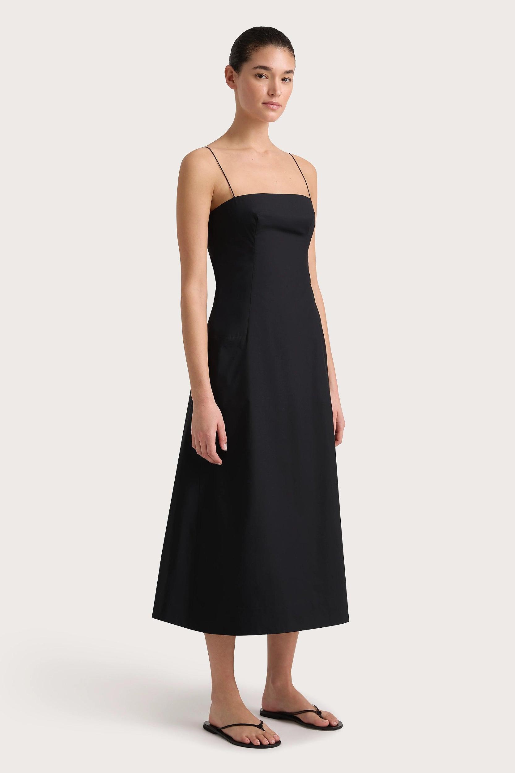 Ostano Midi Dress Black Product Image