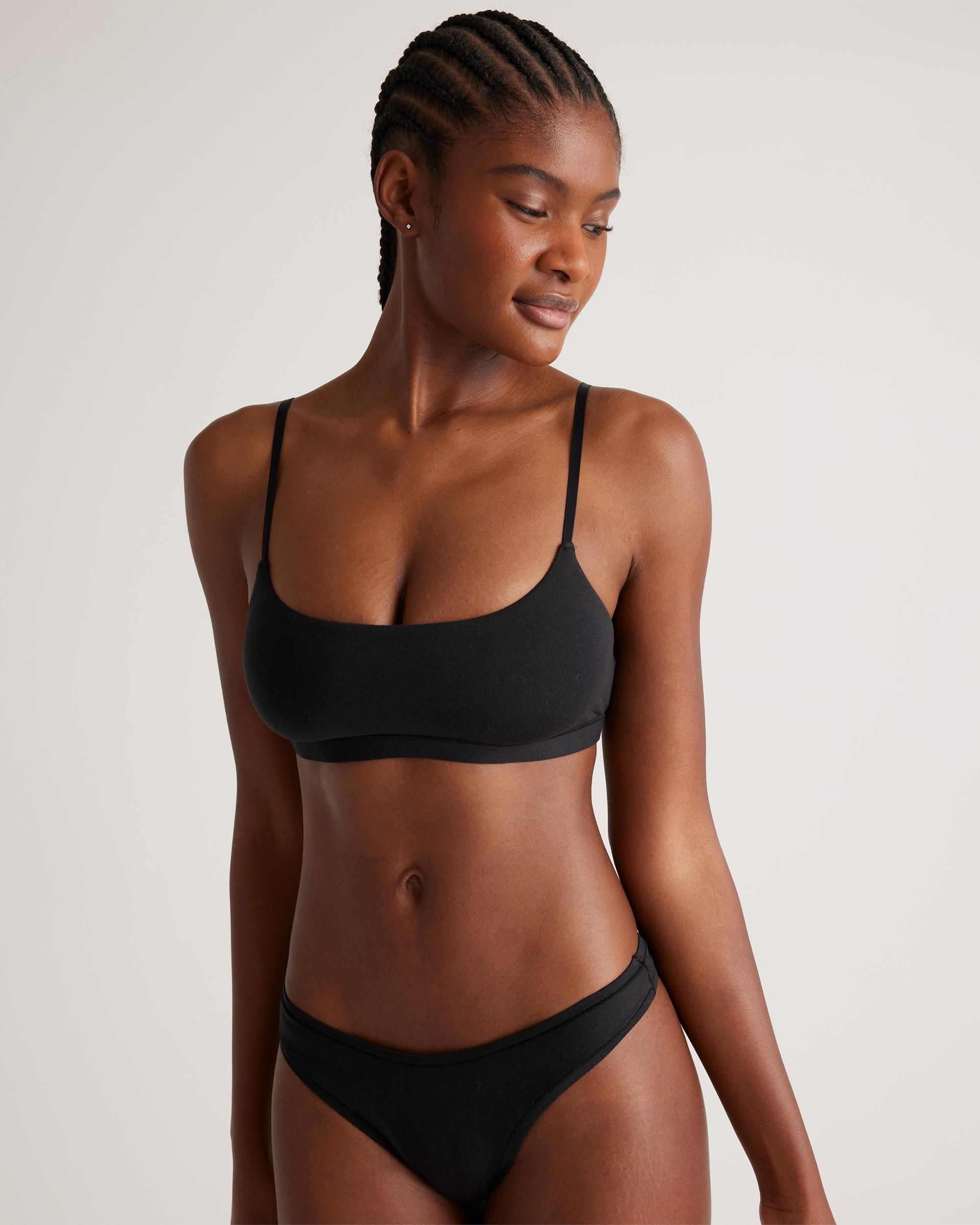 Quince | Women's High-Cut Thong Size XS, Organic Cotton Product Image