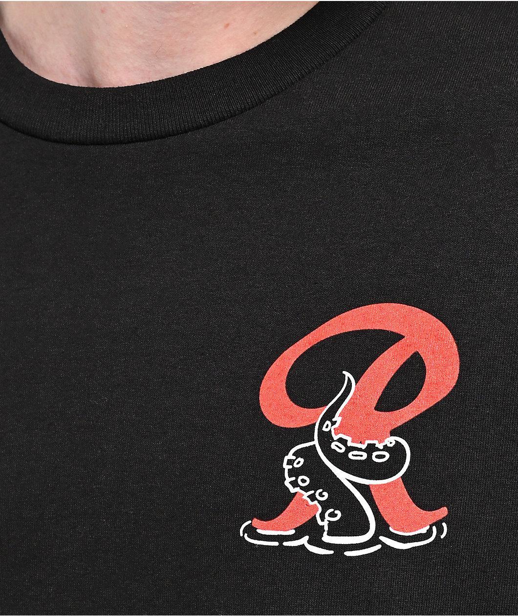 Casual Industrees x Rainier Sea Monster Black T-Shirt Product Image