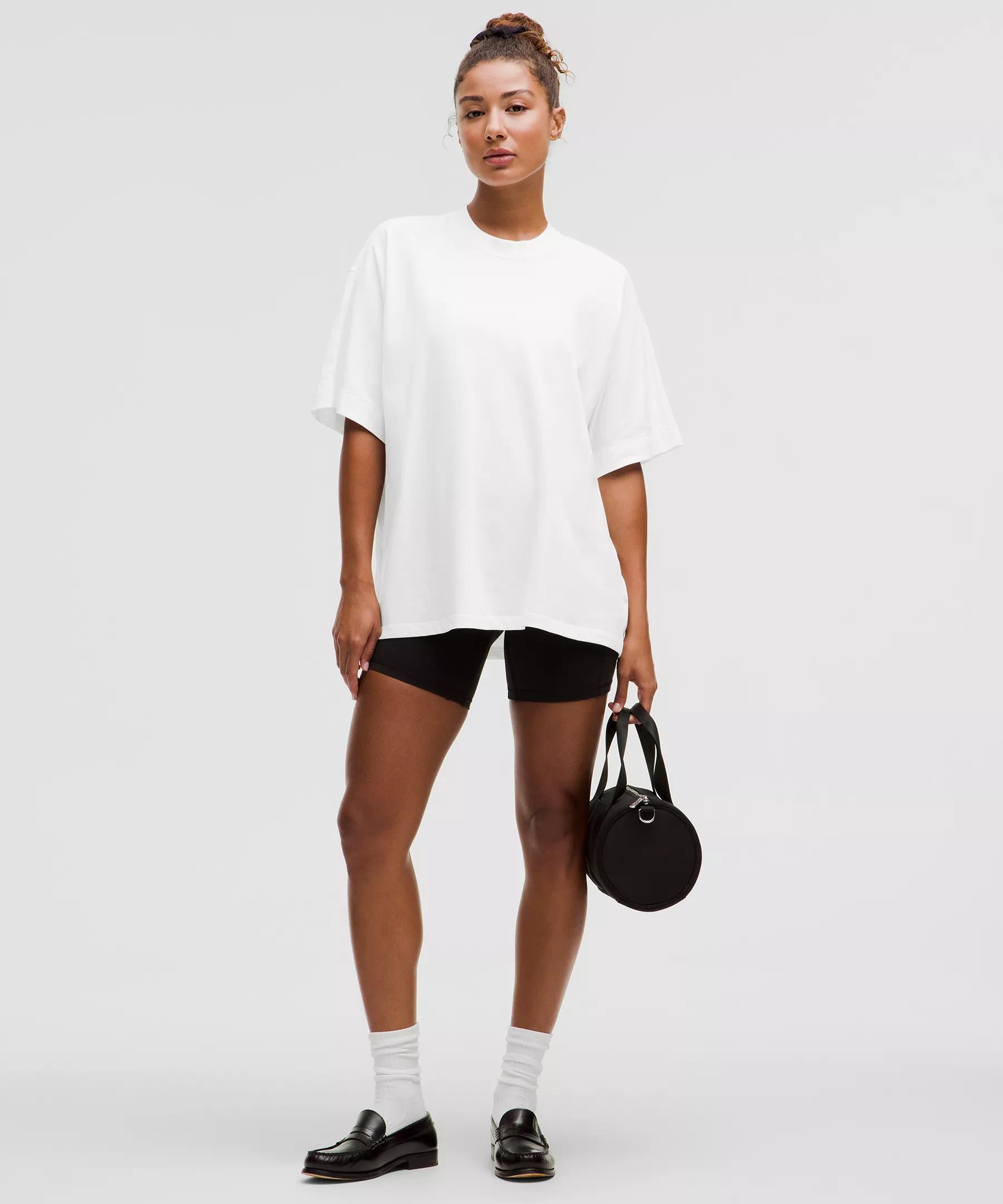 Cotton Jersey Oversized Short-Sleeve Shirt Product Image