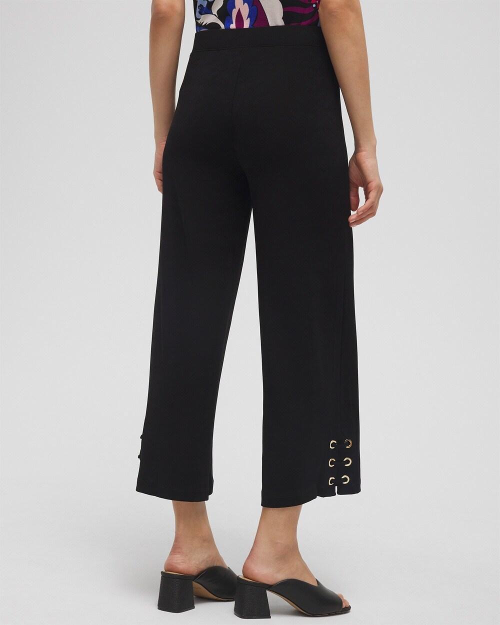 Poplin Cropped Pants Product Image