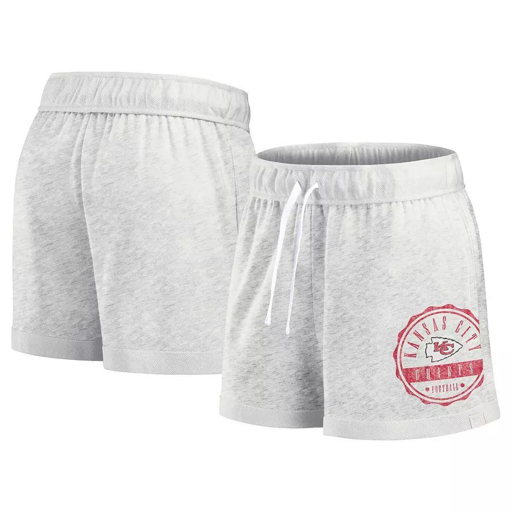 Women's Fanatics Oatmeal Minnesota Vikings Vintage Badge Shorts, Size: Small, Team Product Image