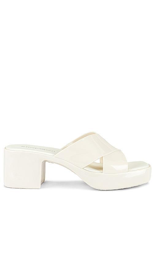Jeffrey Campbell Womens Bubblegum Jelly Platform High Heel Slide Sandals Product Image