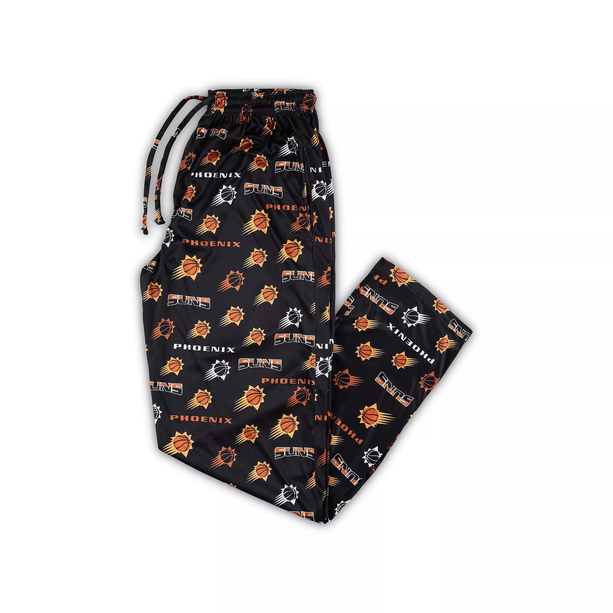 Men's Concepts Sport Black Phoenix Suns Big & Tall Breakthrough Sleep Pants, Size: 5XB, Phx Black Product Image