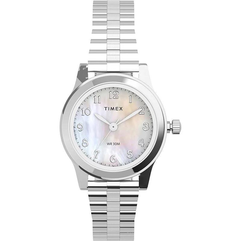 Women's Timex Indiglo Expansion Band Watch Mother of Pearl T2M826JT Product Image