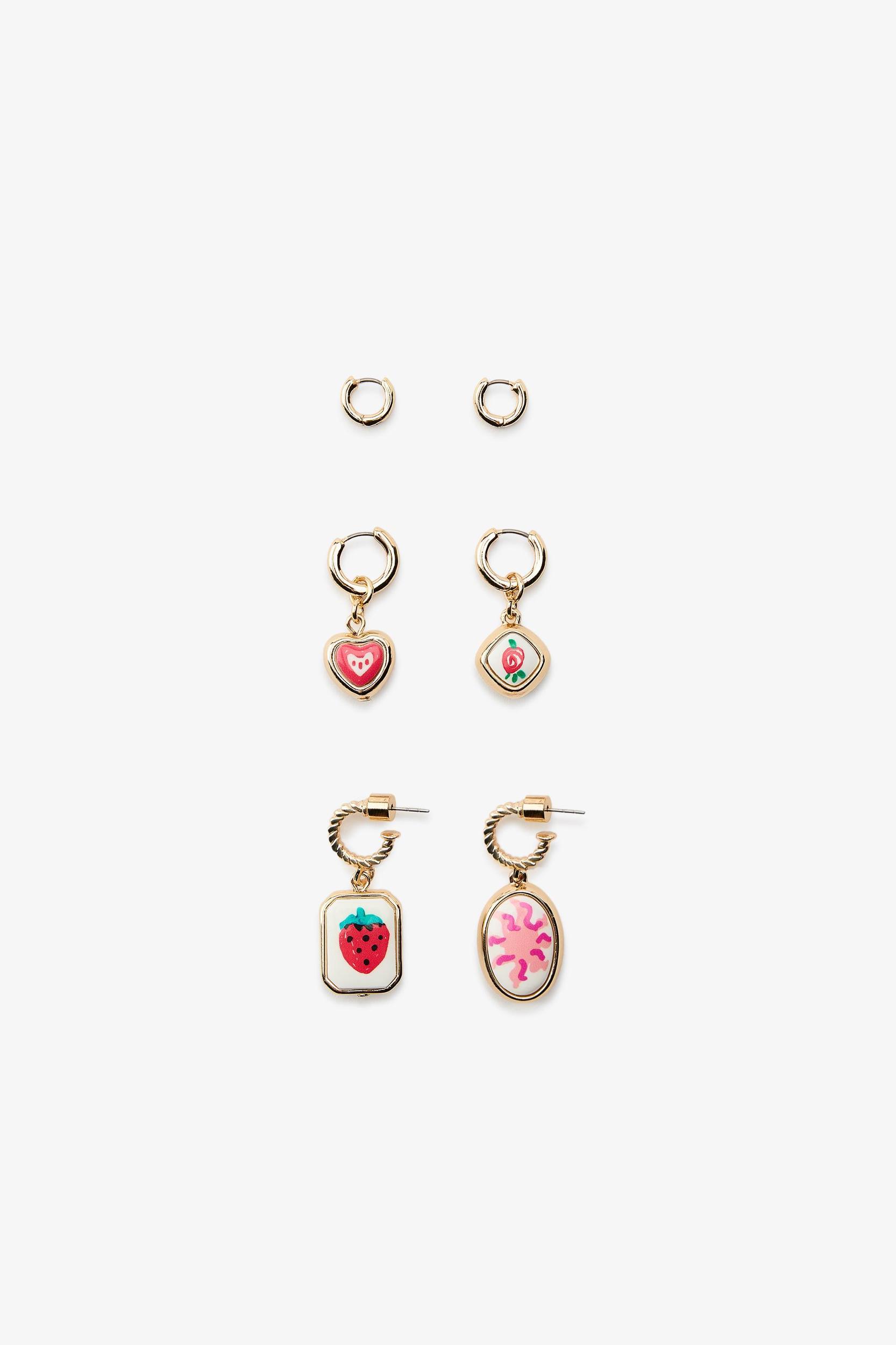 CHARMS HOOP EARRINGS PACK Product Image