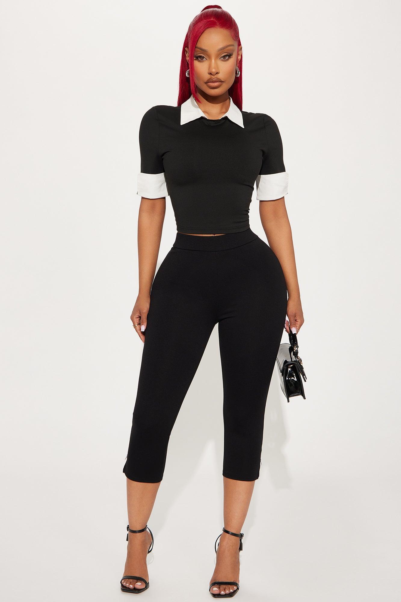 Office Cutie Top - Black Product Image
