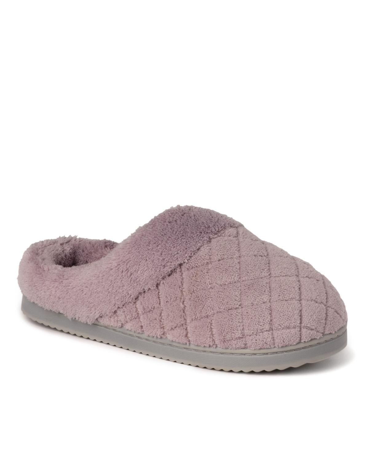 Dearfoams Libby Women's Quilted Terry Clog Slippers, Size: XL Wide, Eventide Product Image