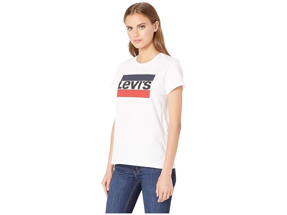 Women's Levi's® Logo Perfect Tee, Size: XS, Housemark Smokestack Product Image