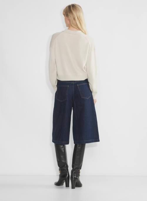 clara merino wool waist sweater Product Image