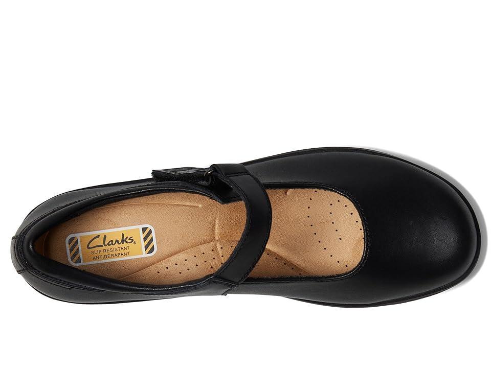 Clarks® Talene Ave Women's Leather Maryjane Shoes, Size: 10, Black Product Image