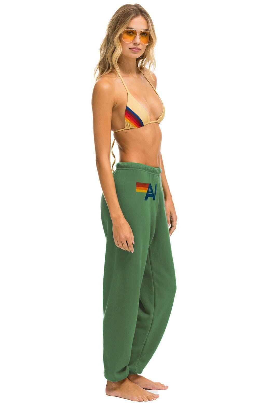 BOLT HEART SWEATPANTS - PALM Female Product Image
