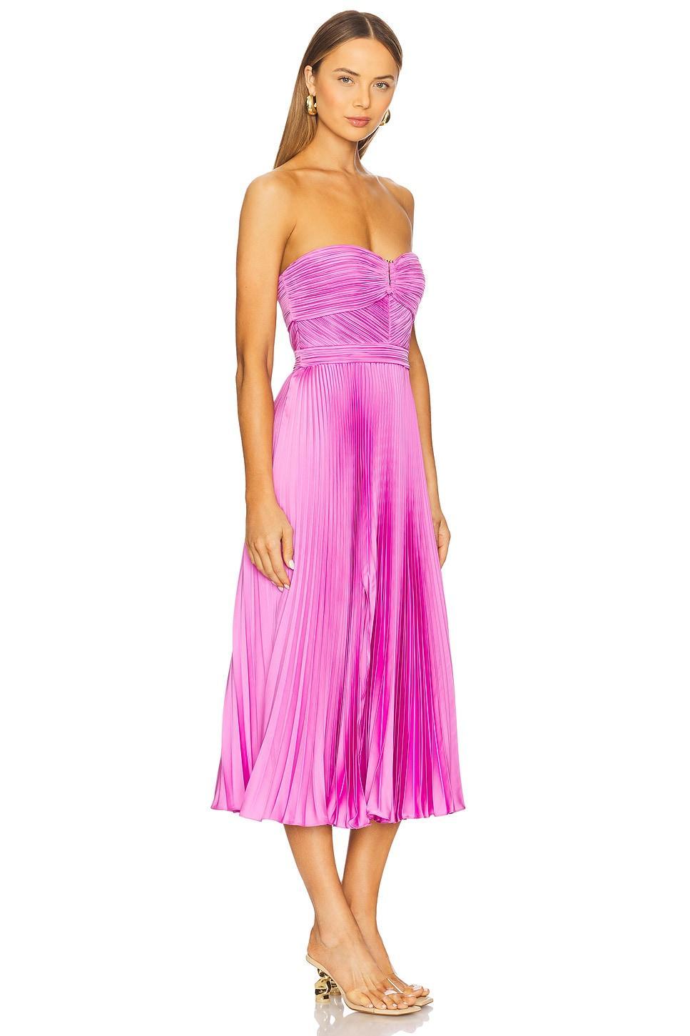 Harden Strapless Midi Dress AMUR Product Image