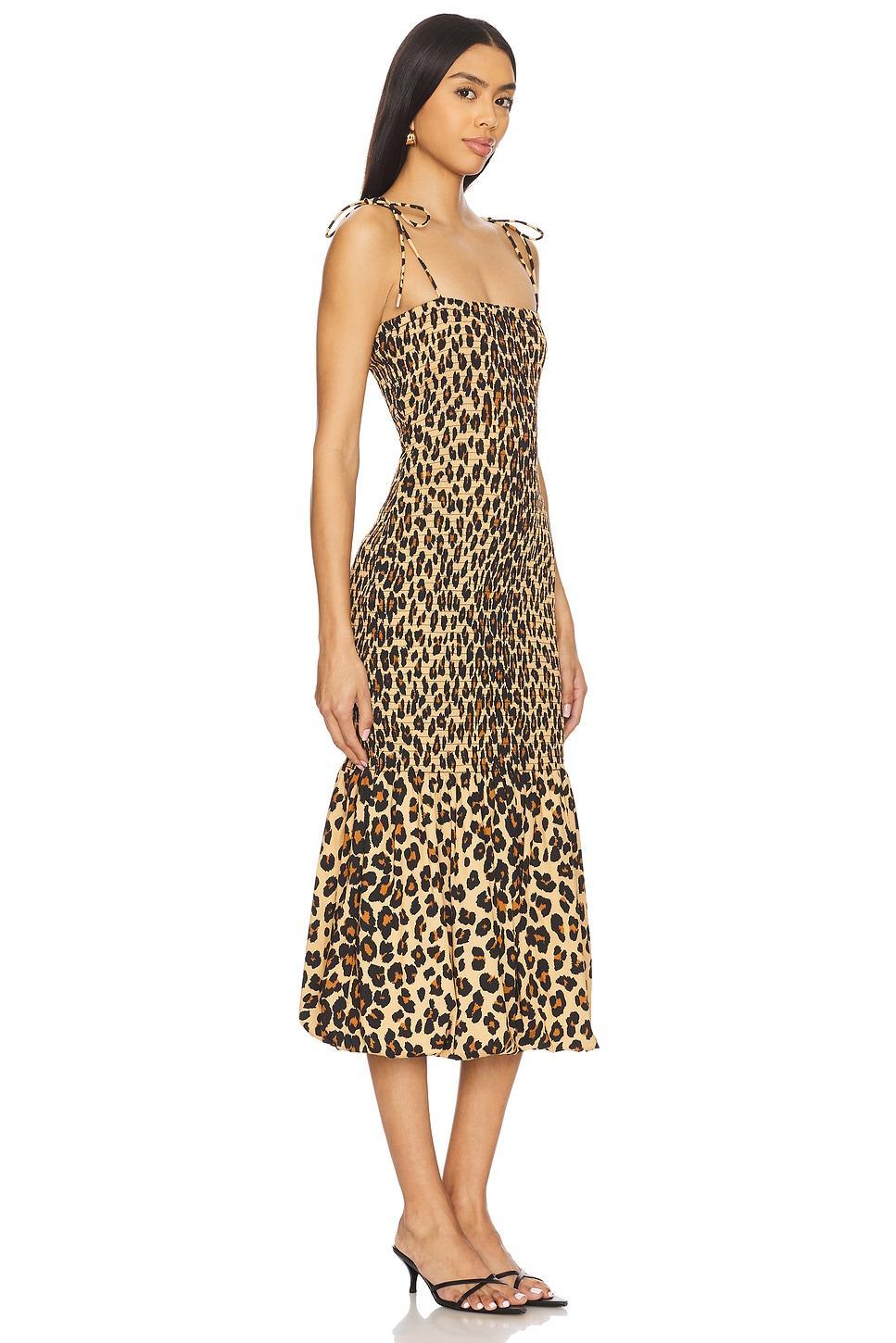 Canto Smocked Poplin Dress SIMONMILLER Product Image