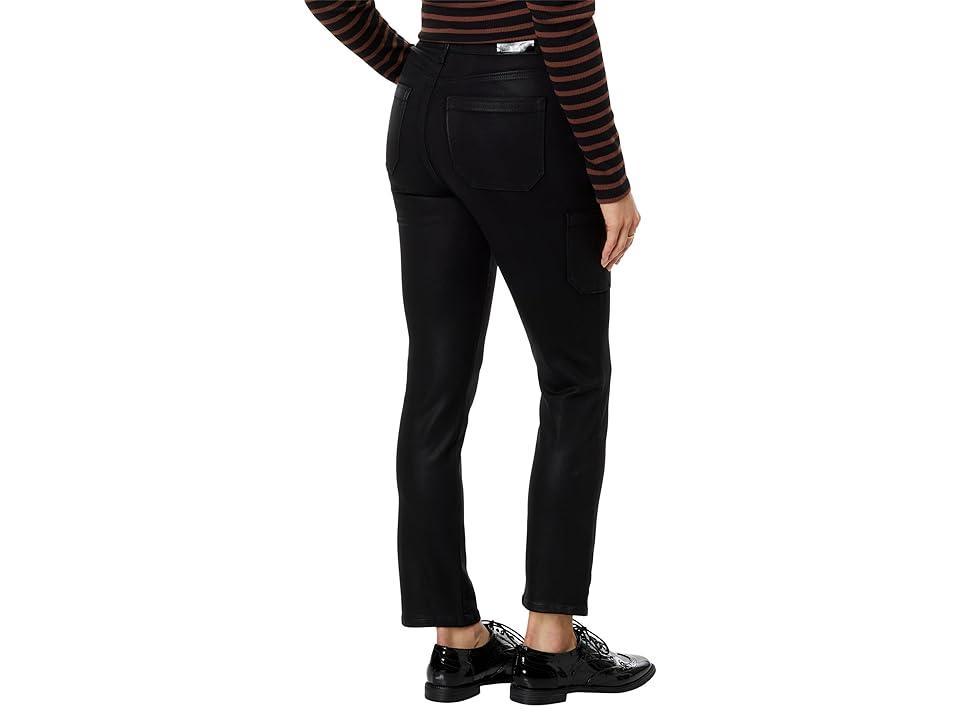 Womens Jolie Coated Straight-Leg Crop Pants Product Image