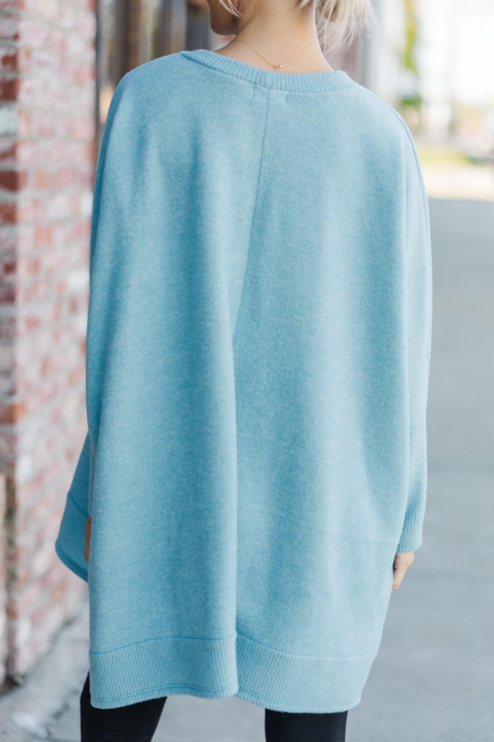 Always Fun Blue Tunic Female Product Image