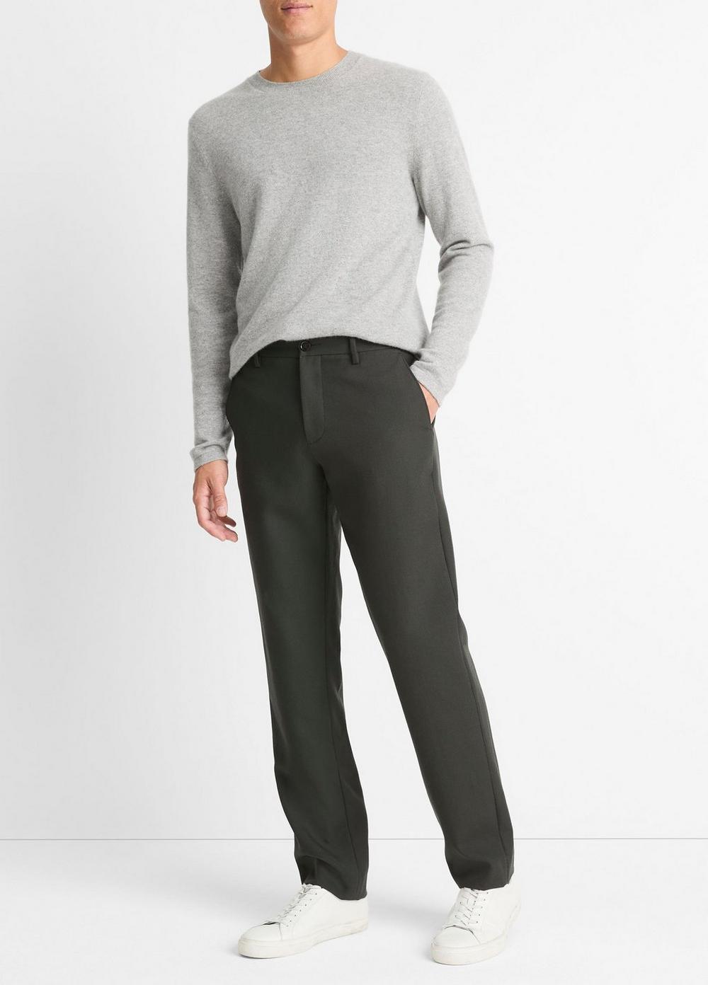 Mens Owen Athletic Wool Suiting Pant, Black, Size 29 Vince Product Image