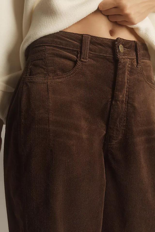 The Kenna Heritage Mid-Rise Barrel Jeans by Pilcro: Corduroy Edition Product Image