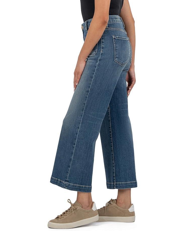 Meg High-Rise Wide Leg with Patch Pockets Regular Hem Product Image